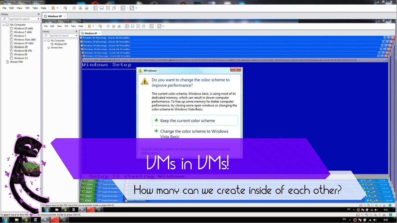 How many VMs you can create inside of each other?