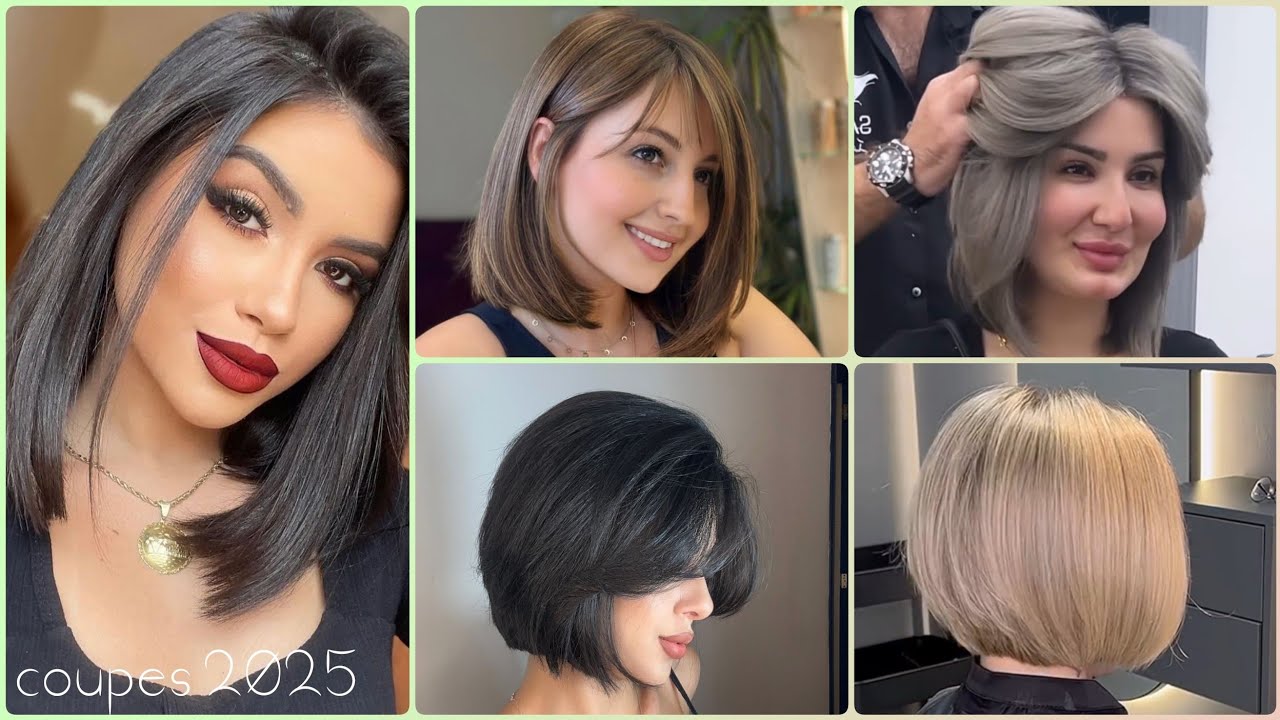 قصات للشعر القصير 2025 .. coupes de cheveux courts