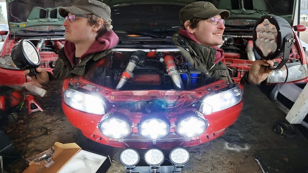 JÄREÄT LISÄVALOT AUTOON, YHTEISTEHO 390W! LuminaLights Power X130