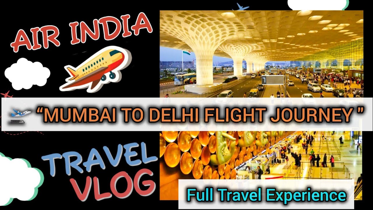Mumbai to Delhi Air India Flight Journey|Economy Class Experience 2025|First Travel Vlog#travel#vlog