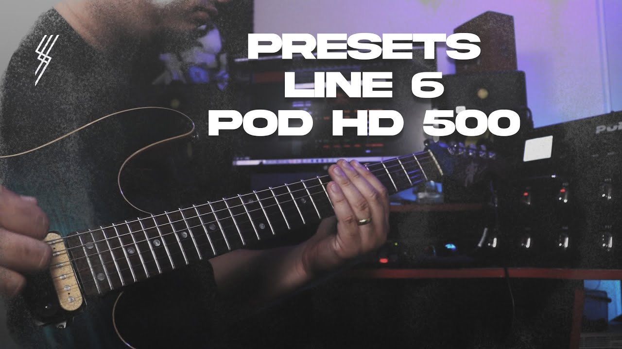 Meus Presets na Pedaleira Pod HD500