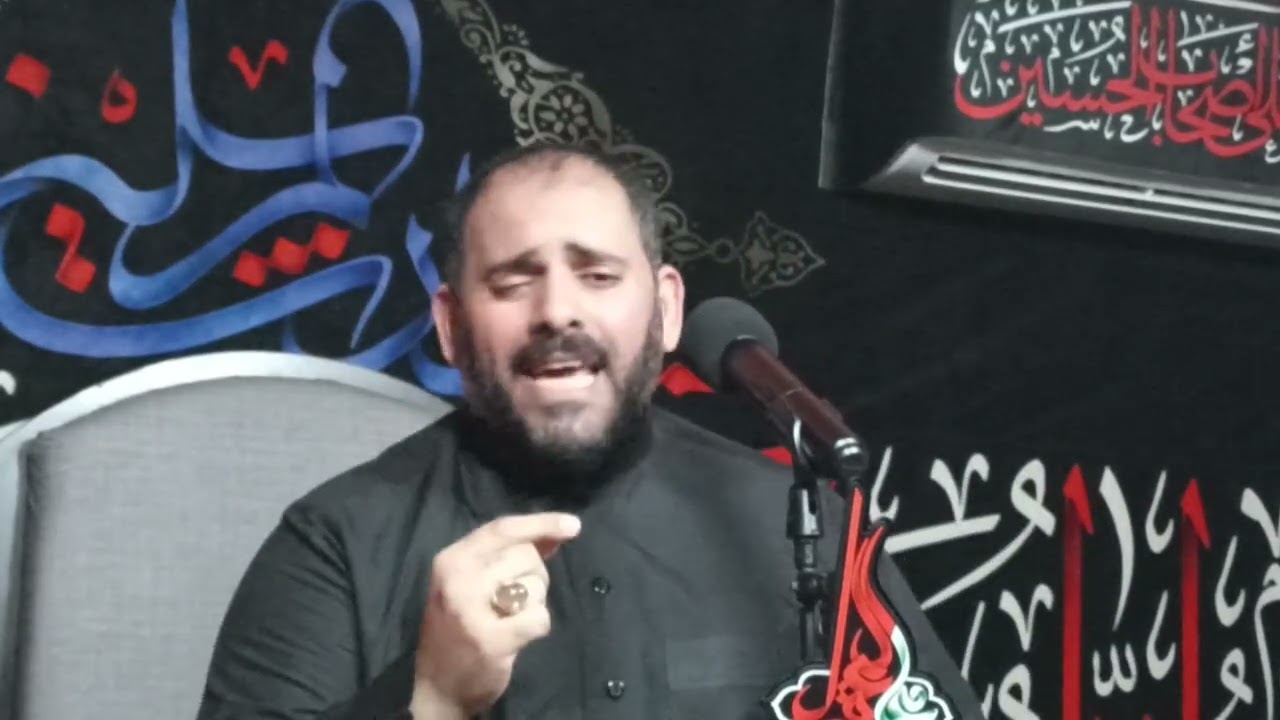 على باب الزهره الرادود الحسيني جاسم المقيلي