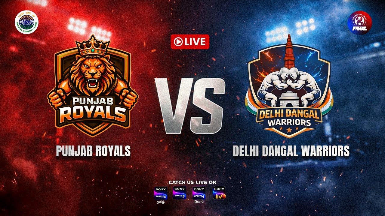 LIVE: Punjab Royals vs Delhi Dangal Warriors | Pro Wrestling League 2026 | PWL Live