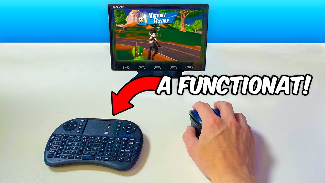 Am jucat Fortnite pe *CEL MAI MIC* PC din lume - !