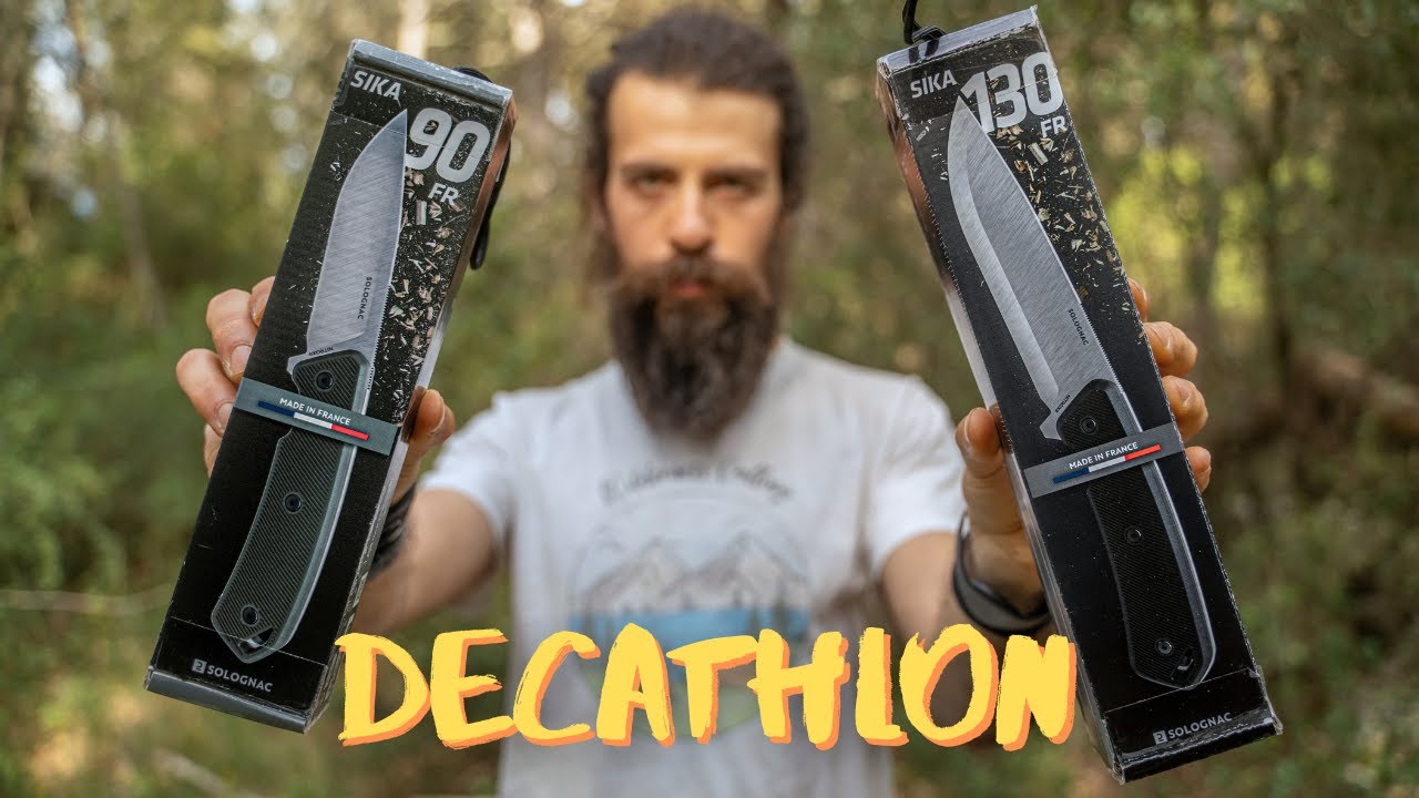 TEST Duro Nuovi Coltelli di Decathlon per BUSHCRAFT e SURVIVAL - Solognac Sika 90 & 130 V2
