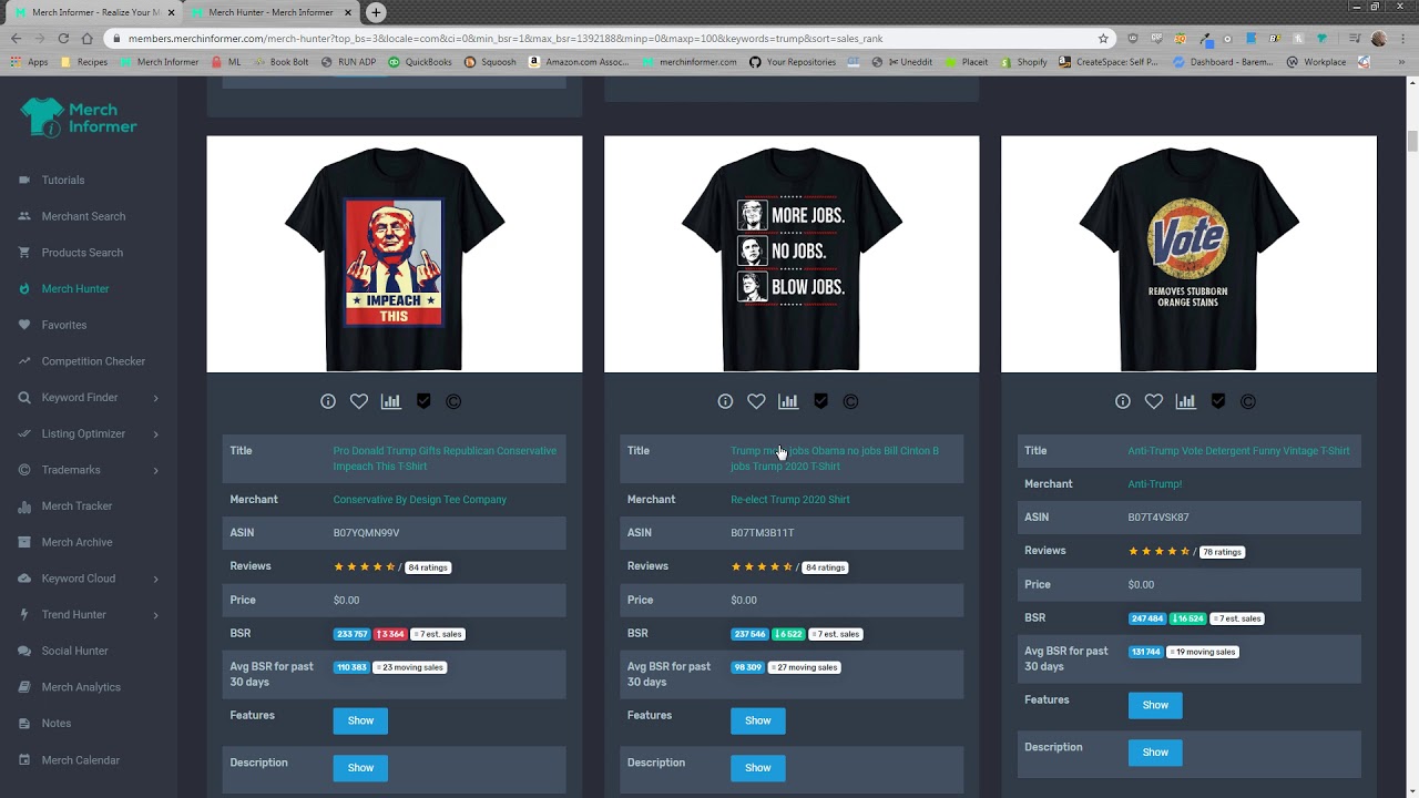 Optimizing Merch by Amazon Titles & Listings Using Keywords and DATA