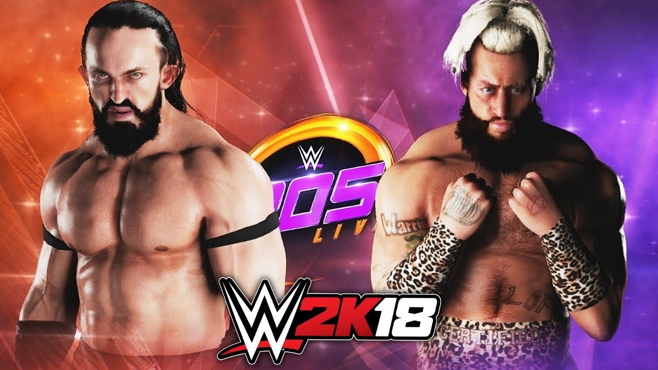 WWE 2K18 - NEVILLE vs ENZO (205 LIVE ARENA!! NEW EXCLUSIVE GAMEPLAY!!)