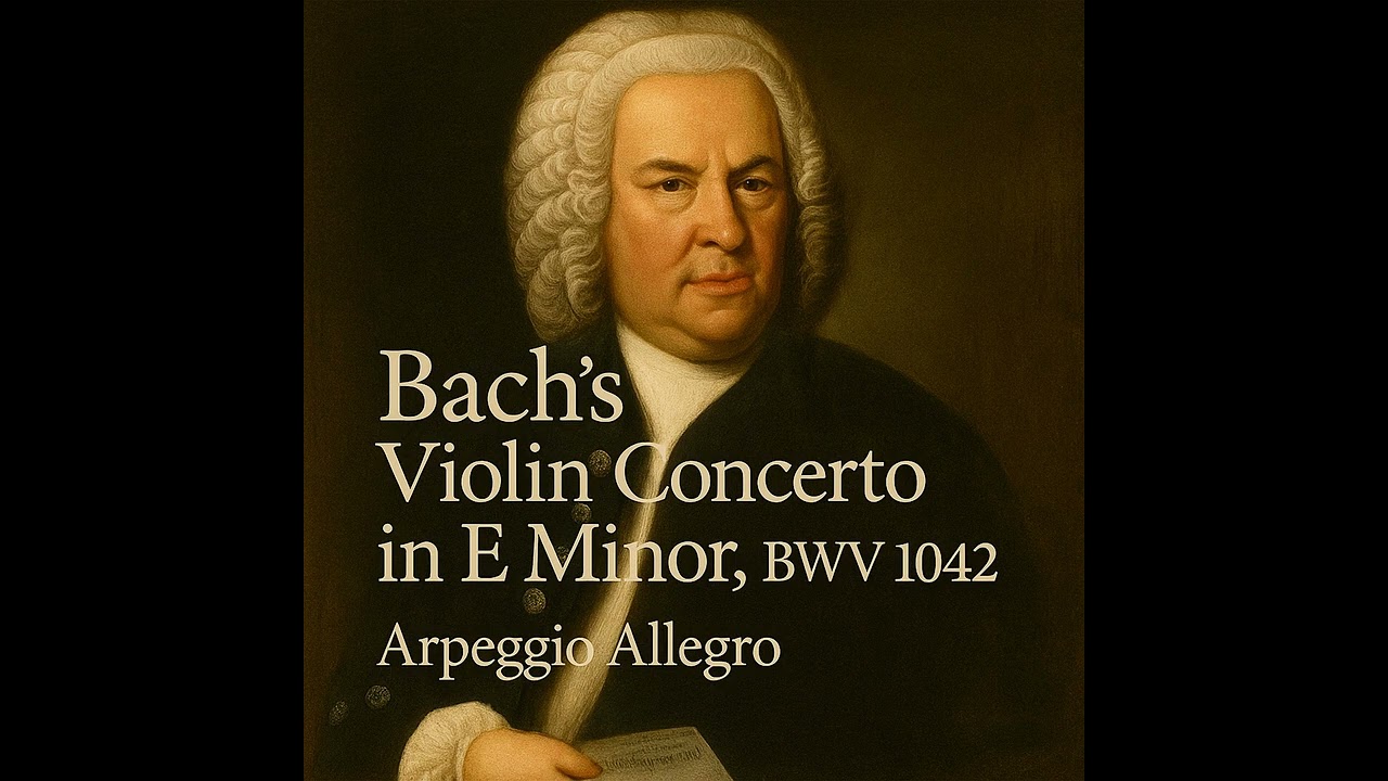Bach's Violin Concerto in E Minor, BWV 1042   | Musique classique  libre de droit