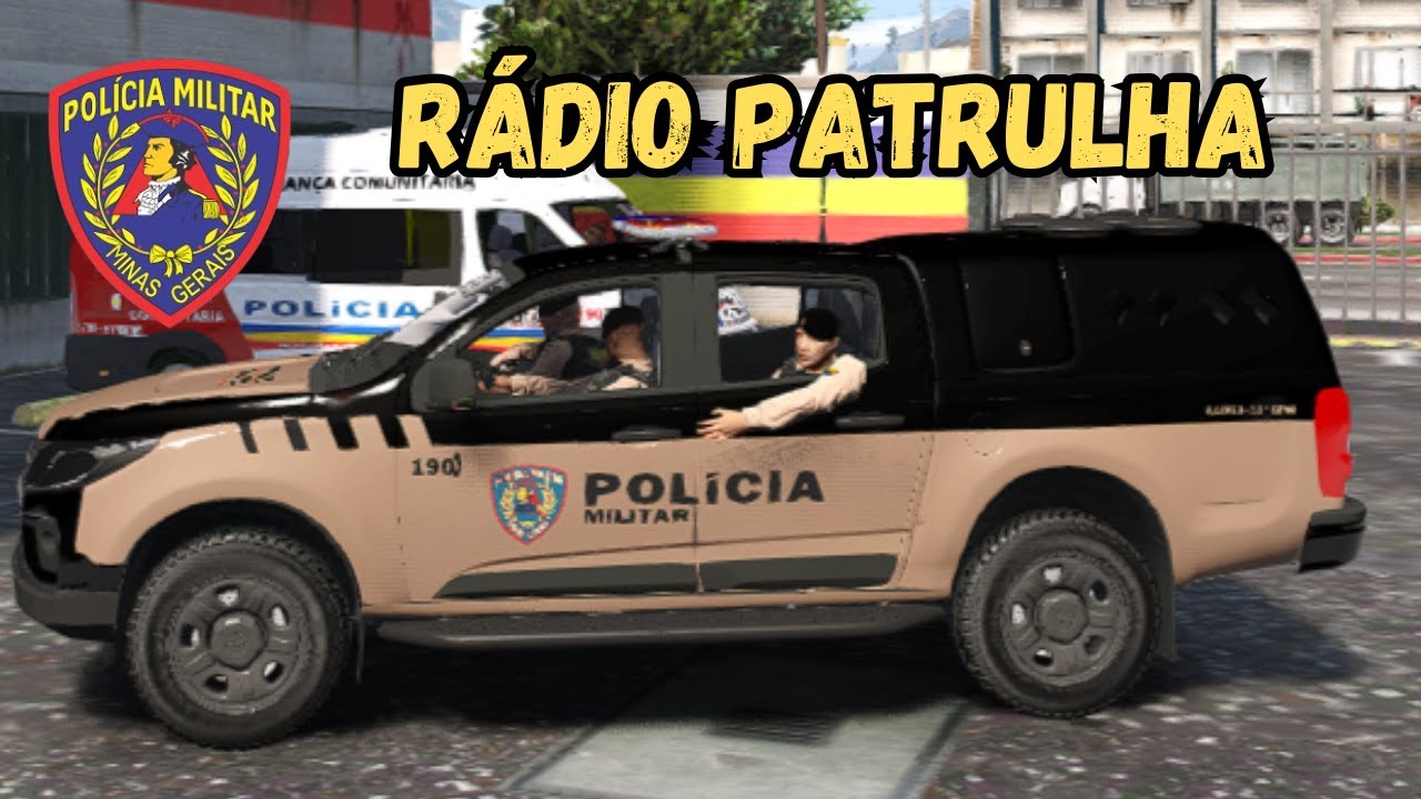 GTA V PMMG | PATRULHAMENTO PADRÃO COM a NOVA S10 da PMMG
