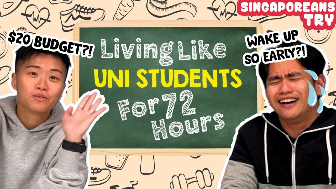 Singaporeans Try: Millennials Live Like University Students For 72 Hours