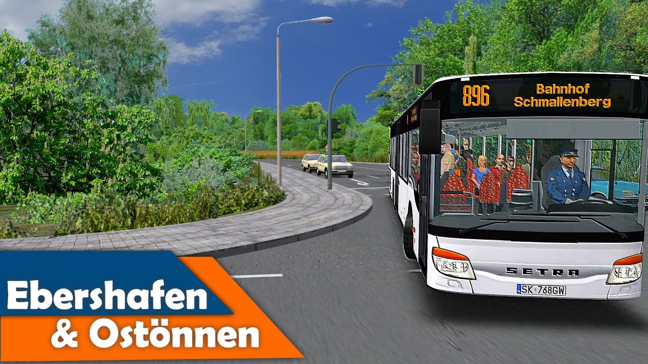OMSI 2 Über kleine Dörfer im Setra S415 NF (Ebershafen & Ostönnen) ☆ Let's Play OMSI 2 | #926