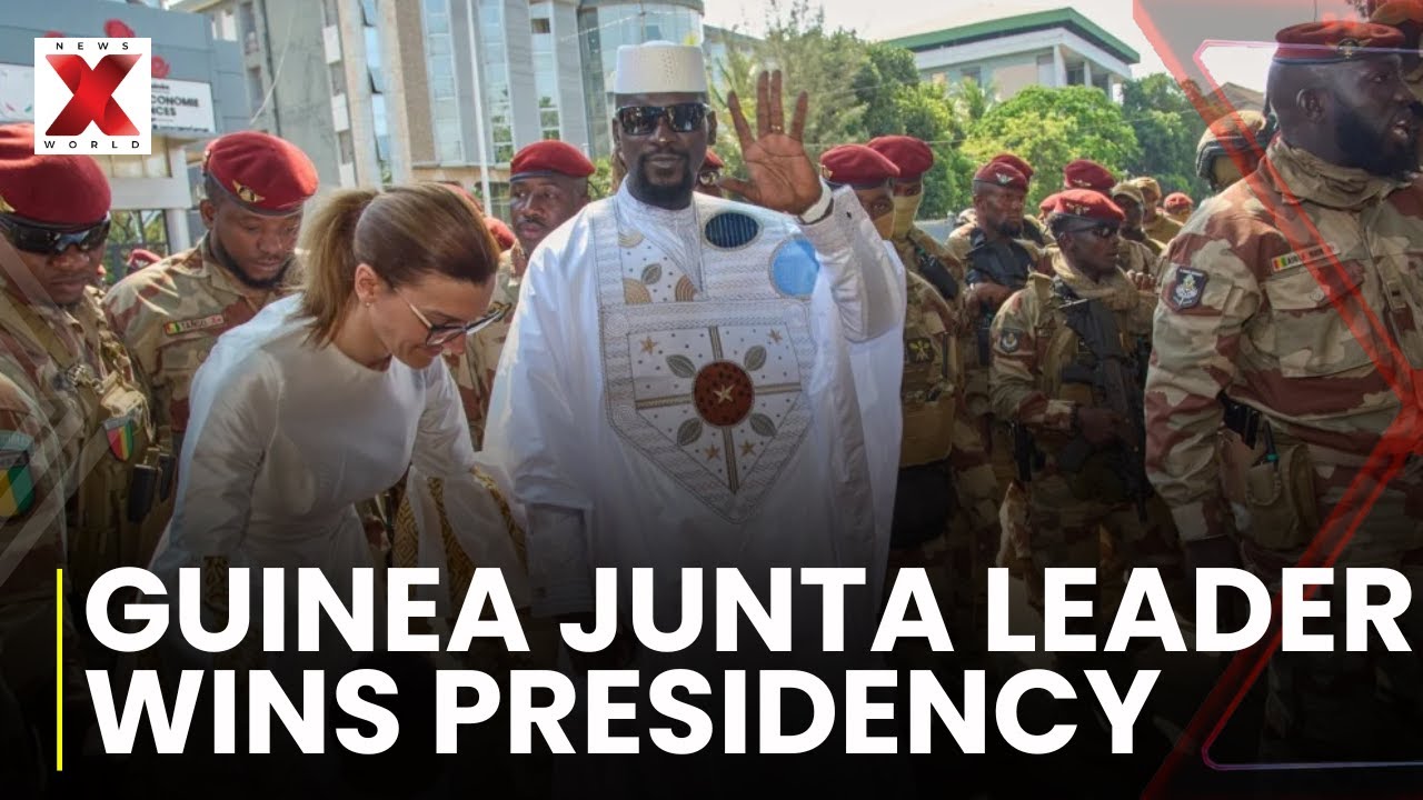 Guinea Breaking News: Guinea junta chief declared president after landslide vote | Guinea Election