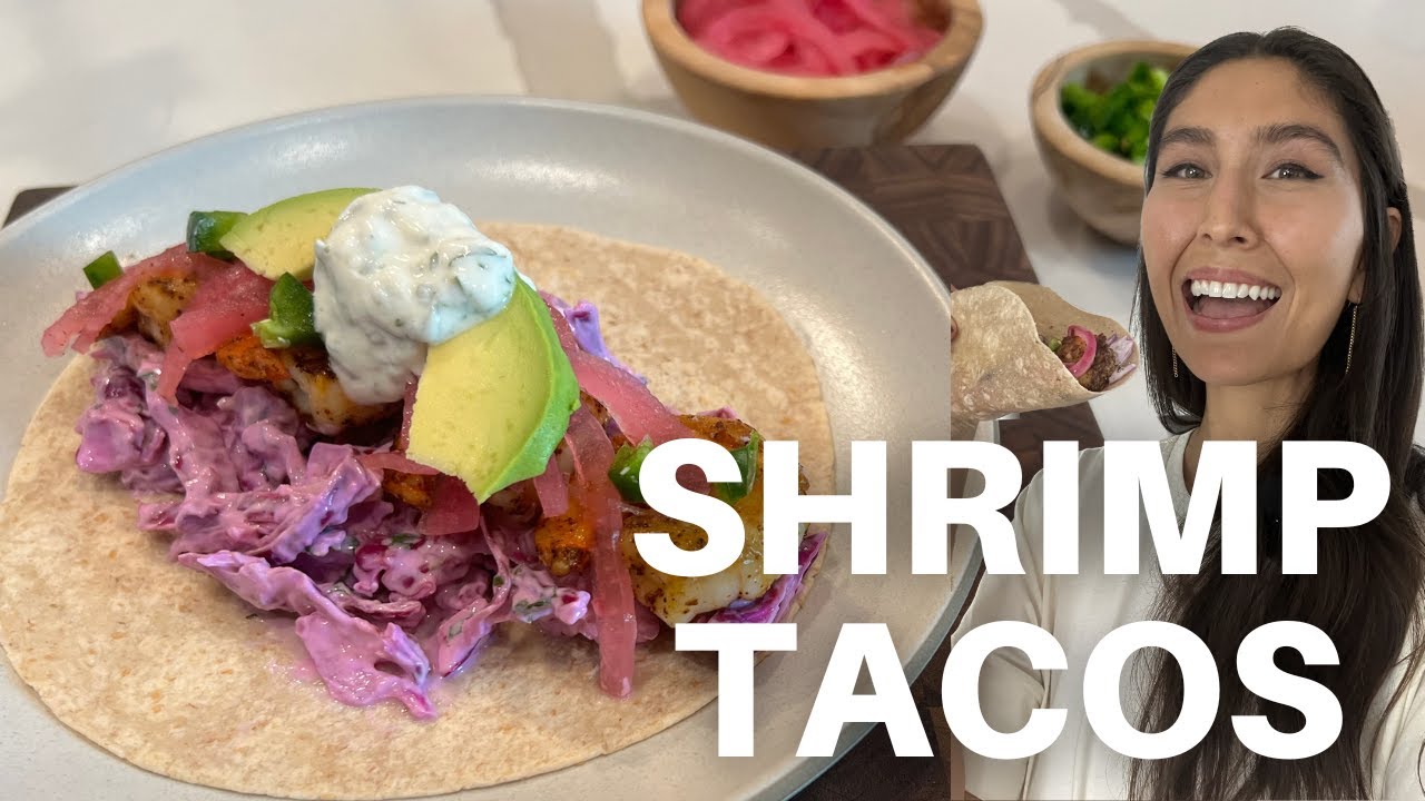 The BEST Super Healthy Shrimp Tacos | Maxi's Kitchen