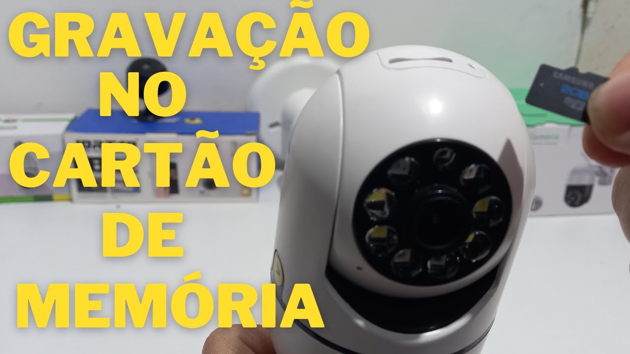 [2023] como GRAVAR NO CARTÃO DE MEMÓRIA, camera lampada wifi app yoosee, passo a passo