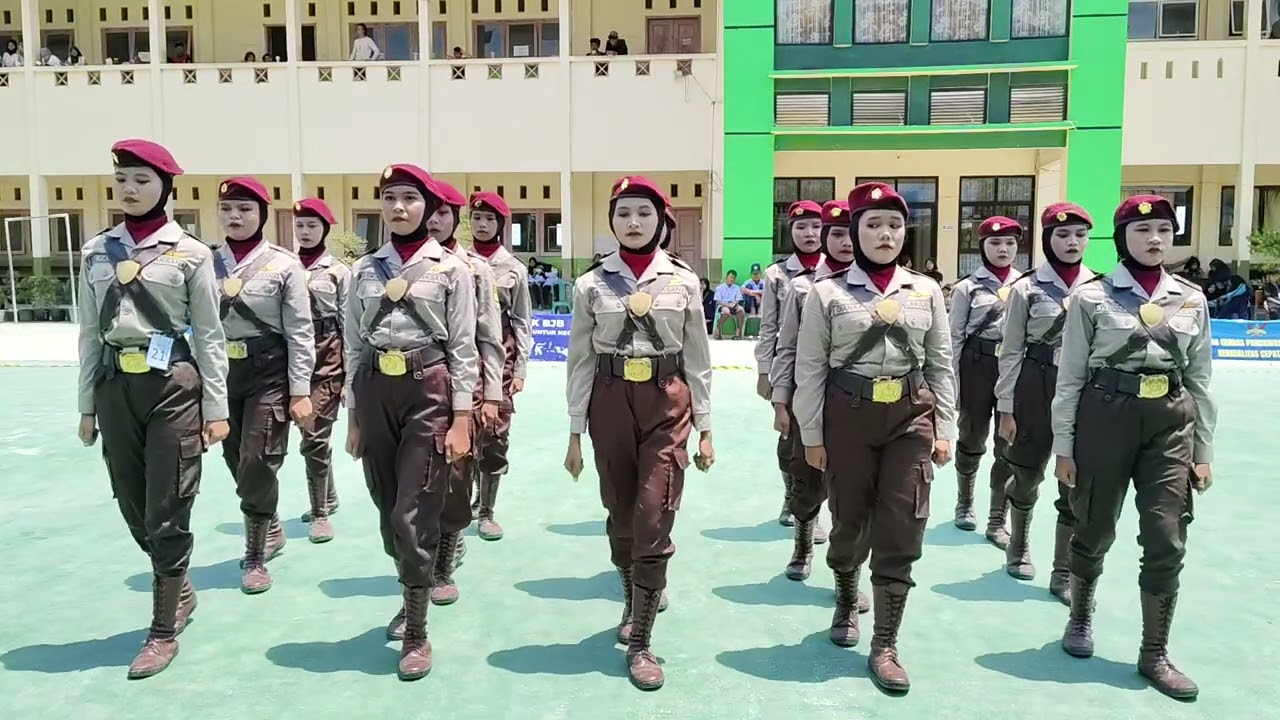 PASKIBRA SMP PLUS DARUL SA'ADAH BONGAS LKBB DARUL FALAH COMPETITION