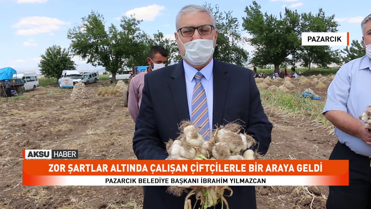 Başkan Yılmazcan'dan Sarımsak tarlasına ziyaret