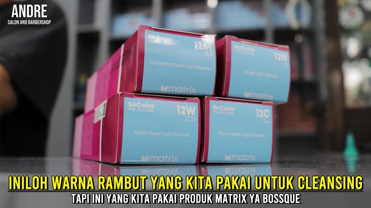 Iniloh Varian Warna Rambut Yang Kita Pakai Untuk Cleansing