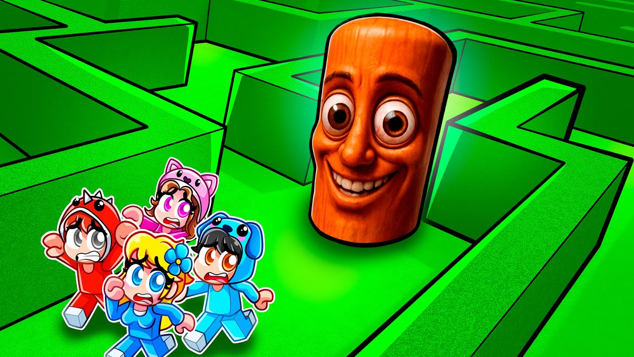 TUNG TUNG SAHUR HEAD Maze Escape in Roblox!