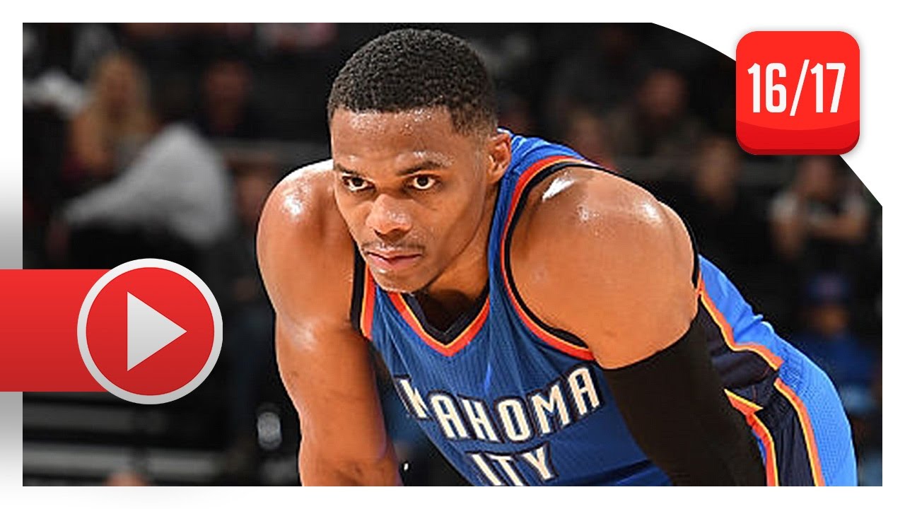 Russell Westbrook Full Highlights vs Pistons (2016.11.14) - 33 Pts, 15 Reb, 8 Ast