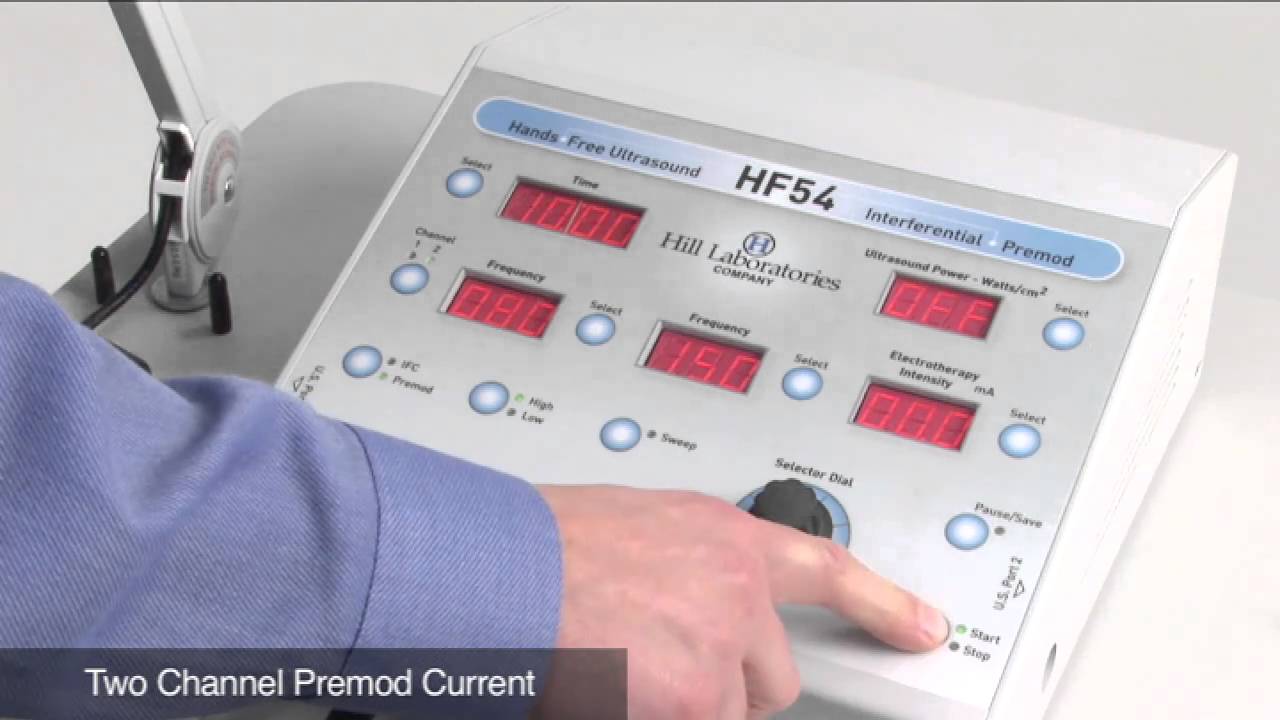 HF54 Hands Free Ultrasound Therapy with Interferential & Premod - Hill Therapeutics