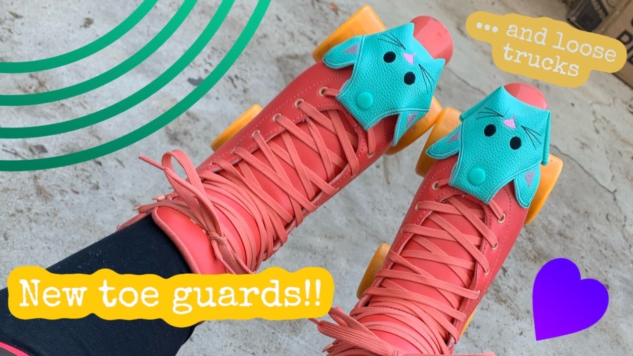NEW ROLLER SKATE TOE GUARDS AND LOOSE TRUCKS!!