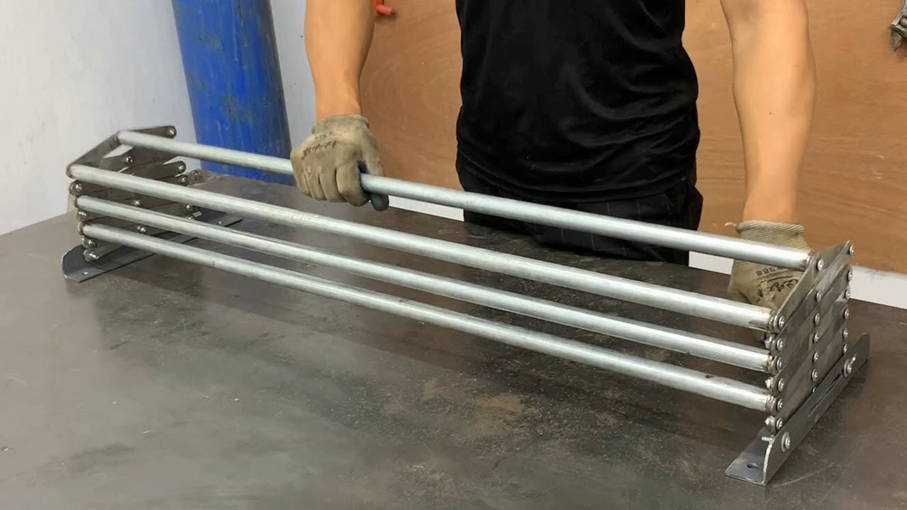 DIY Tools//Make a Smart Folding Drying Rack//Wall Mounted Drying Rack Suitable for Small Spaces