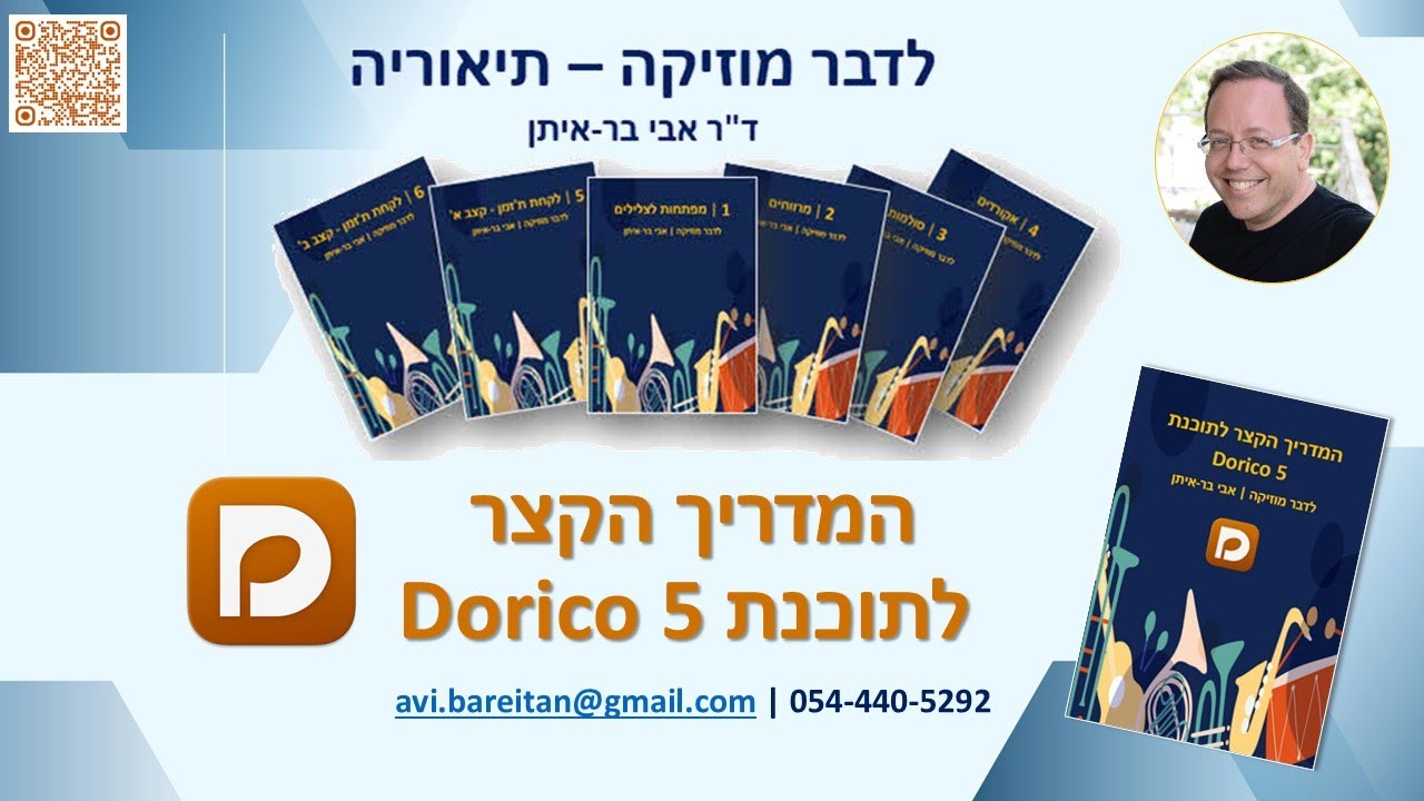 היכרות עם תוכנת Dorico, אבי בר איתן