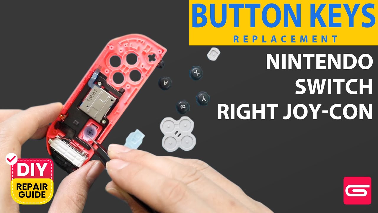 Nintendo Switch Right Joy-Con Button Keys Replacement