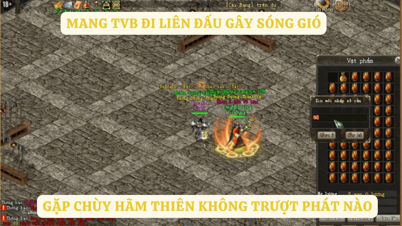 ⚔️Mang TVB Đi Liên Đấu Gây Sóng Gió - Gặp Chùy Hãm Thiên Gõ Không Trượt Phát Nào | VLTK2.0