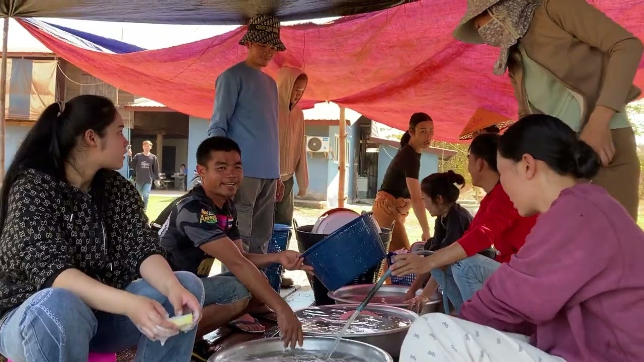 เจ้ศรีบอกข่าวดีกับป้าบัว ล้างถ้วยจานไววันงานผูกแขนเจ้ศรีน้องลีโอจ้า