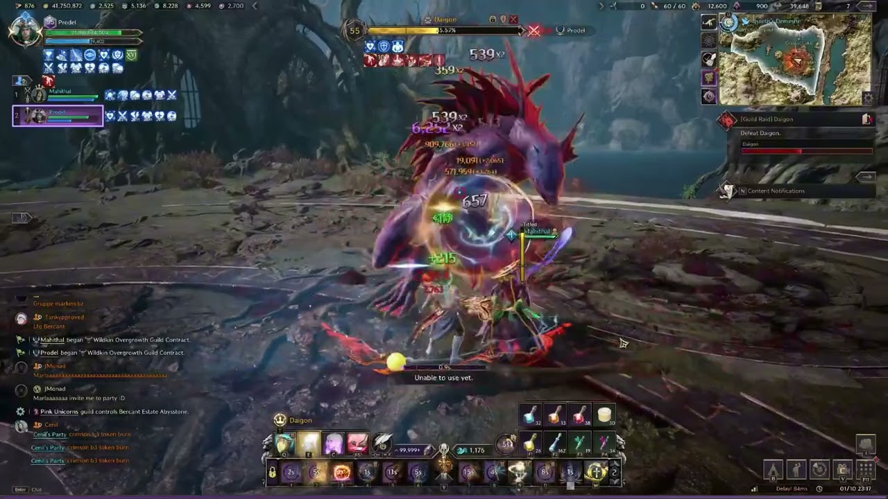 Throne and Liberty Daigon Guild Boss Duo