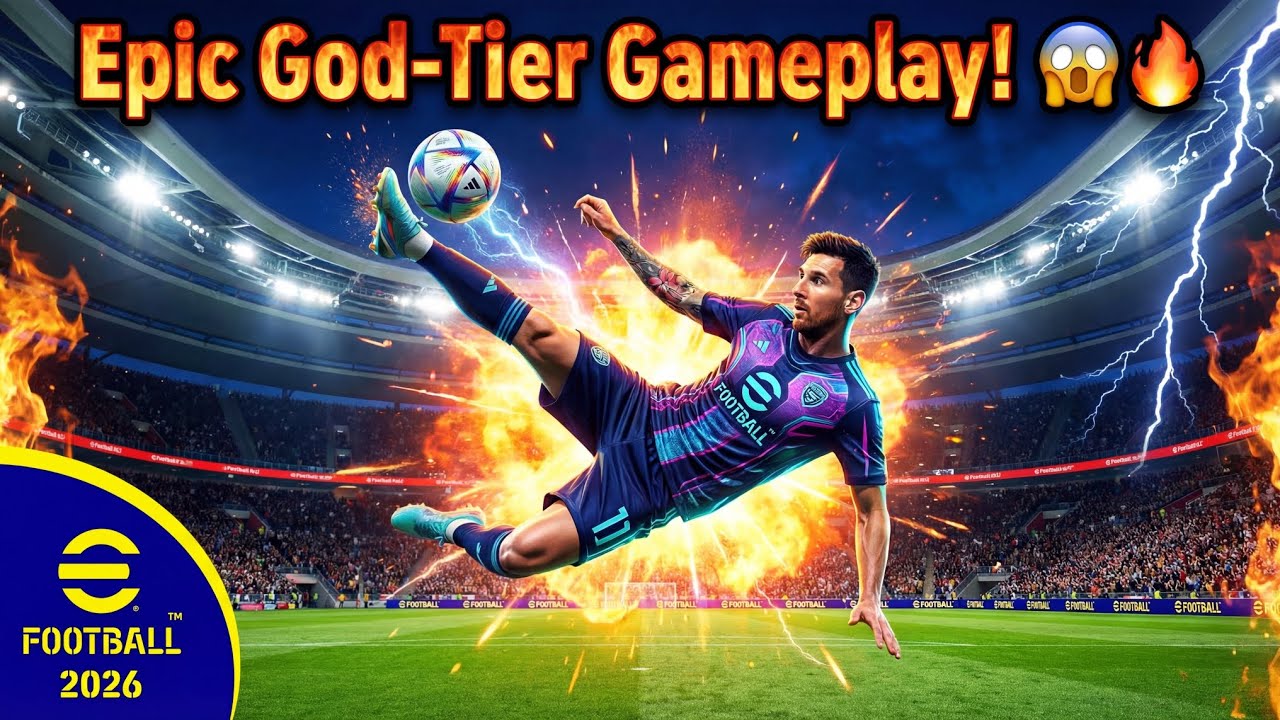 Epic God-Tier eFootball Gameplay – Unbelievable Goals!