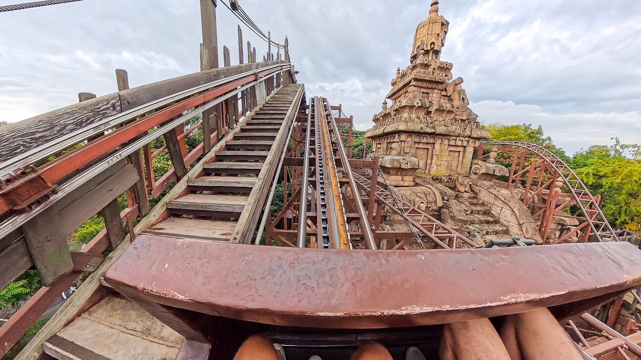 Indiana Jones Coaster Ride Full POV | Disneyland Paris