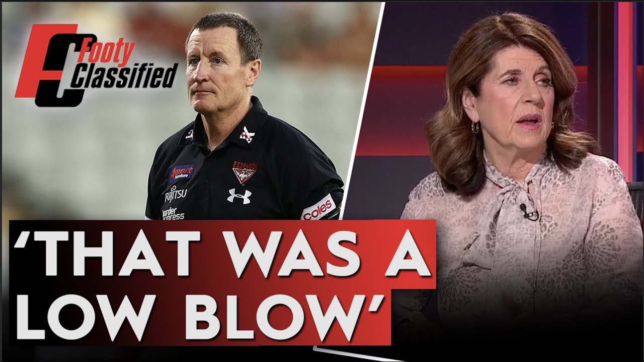 Reacting to John Worsfold's parting shot at the Bombers - Footy Classified | Footy on Nine