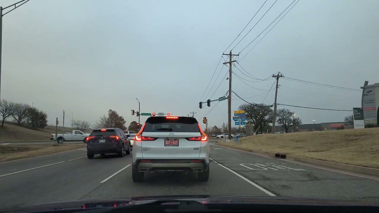 POV Drive on OK-344 to Costco in Oklahoma City 🚗🌤️ | Real-Time City Drive