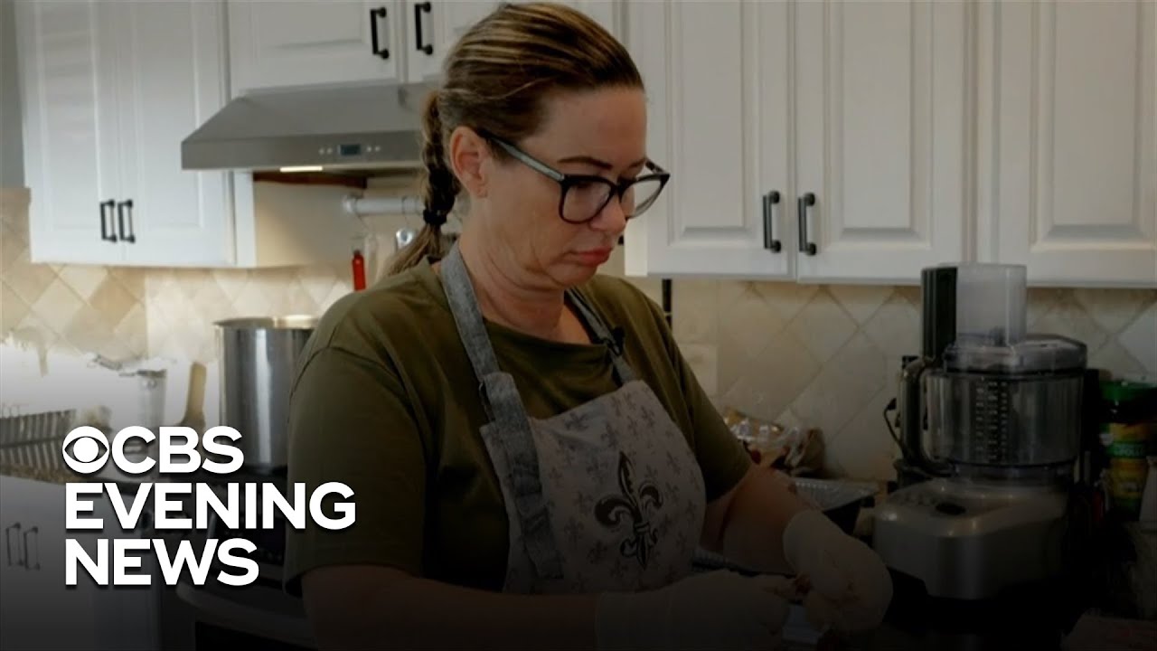 Woman with fitting name feeds linemen after hurricane