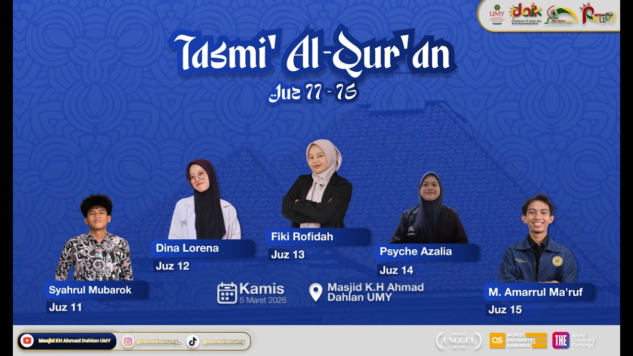 Tasmi' Ramadhan UMY 1447 H | Day 3 | Juz 15