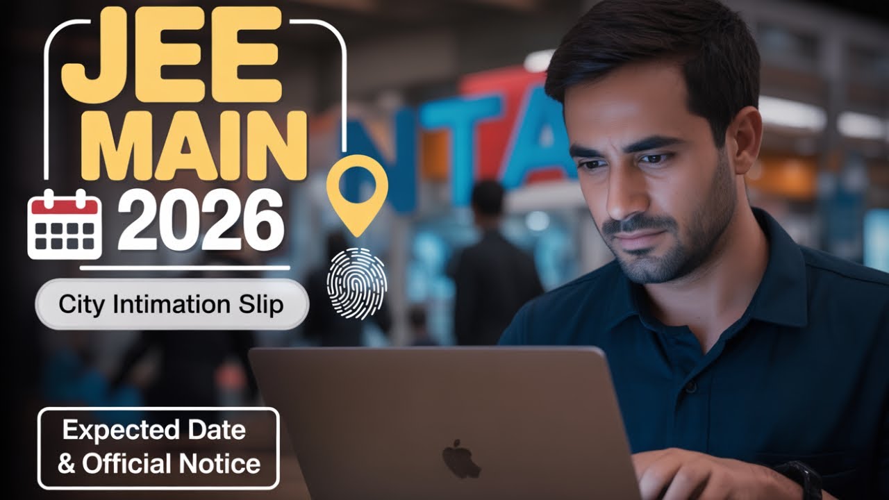 🚨 JEE Main 2026 City Intimation Slip UPDATE | Expected Date & Official Notice