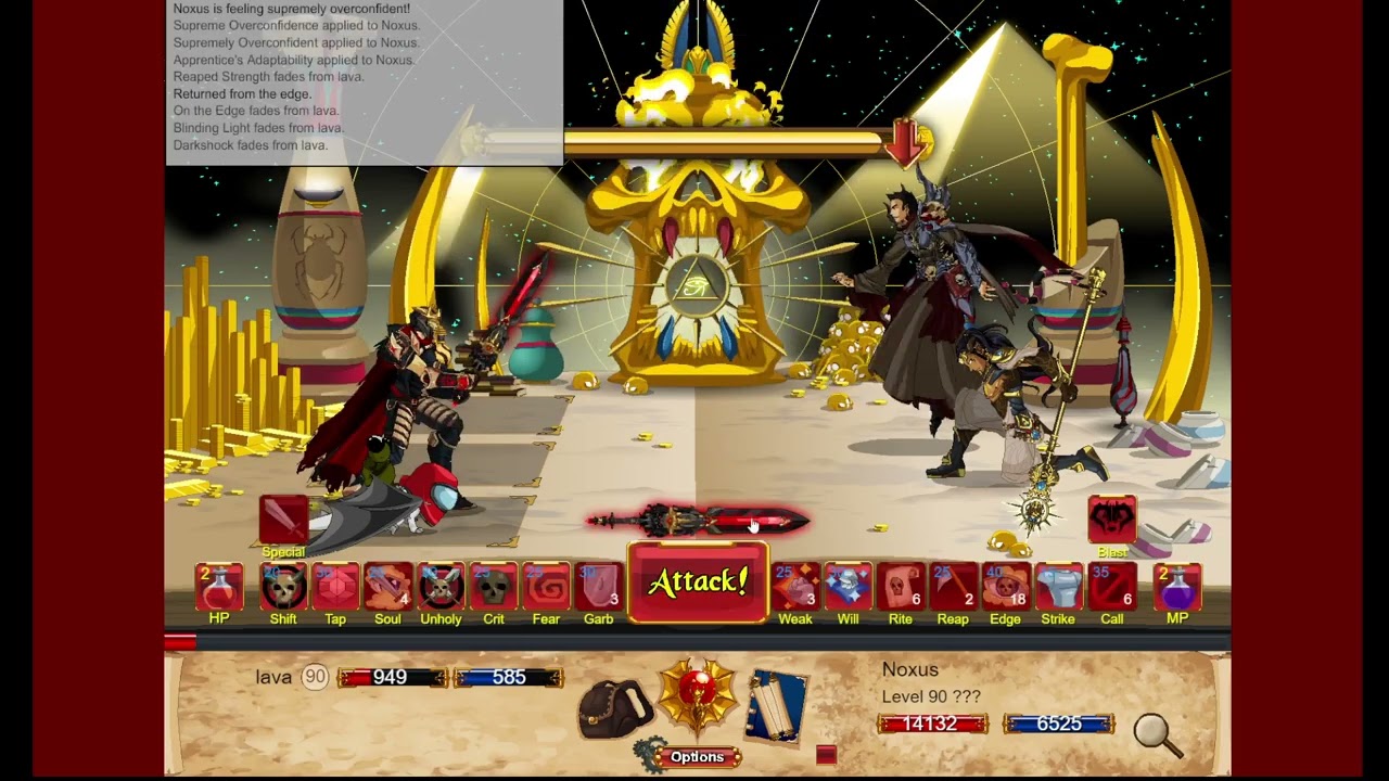 DragonFable | DeathKnight vs Unending Empires (200 pt Dragon) IMPROVED