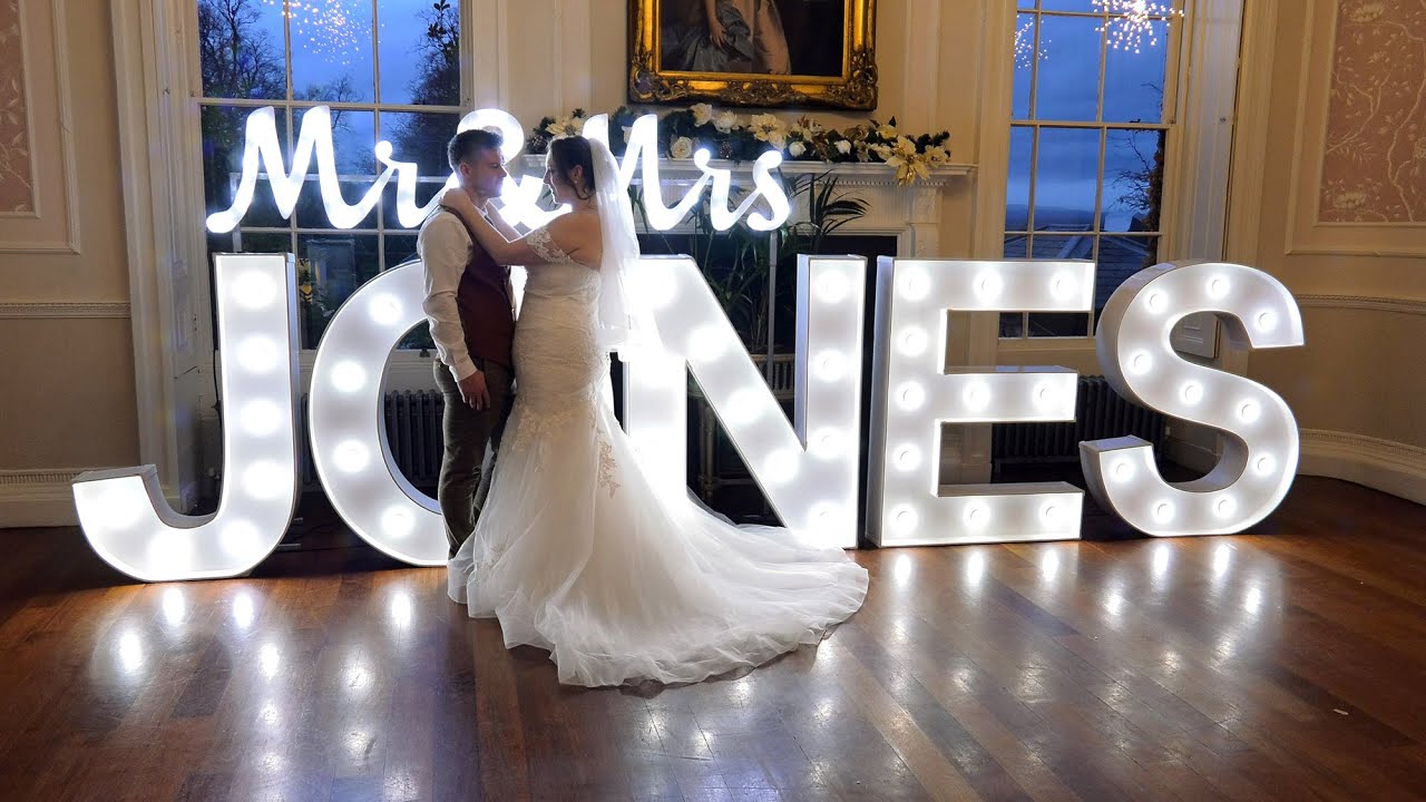Claire and Ashley at Rowton Castle, Shrewsbury