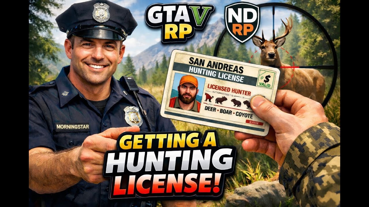 Hunting License in the city |Lucifer Morningstar 10-4| NewDawnRolePlay #ndrplive #gtavroleplay #ndrp