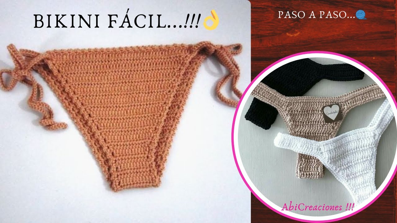 Crochet Bikini Bañador | en todas las tallas! Principiantes @abicrochet