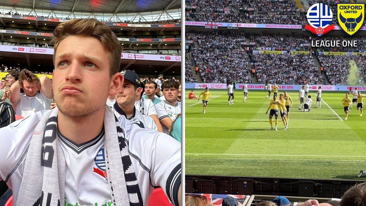 The Moment Bolton Lose Playoff Final to Oxford Utd