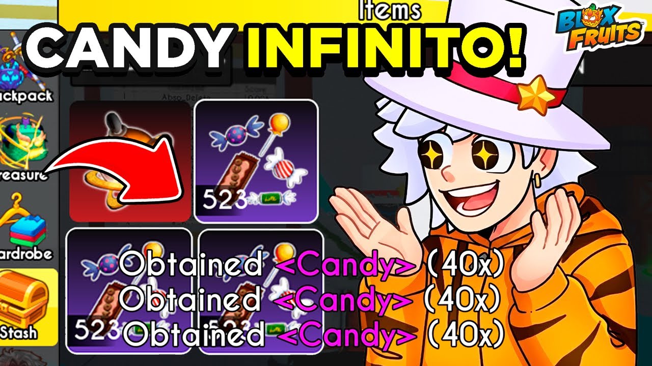 ESSE BUG TE D&Aacute; CANDYS INFINITOS NA ATUALIZA&Ccedil;&Atilde;O DE NATAL DO BLOX FRUITS!!