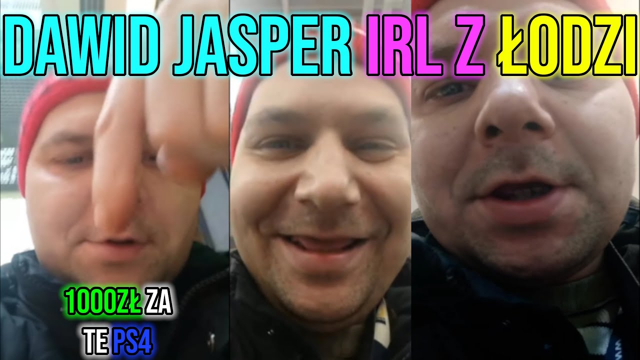 Dawid Jasper mini IRL z ŁODZI - nieudane zakupy, wyzywanie ludzi i zwierzątka