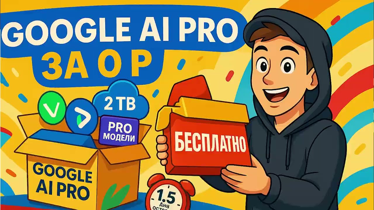 Как получить подписку Google Ai Pro на 15 месяцев бесплатно