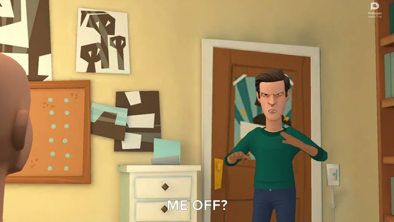 Caillou flips off his dad/grounded