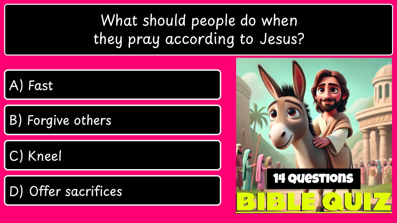 Bible Quiz: Jesus&rsquo; Entry Into Jerusalem in Mark Chapter 11  | Learn and Reflect #biblequiz
