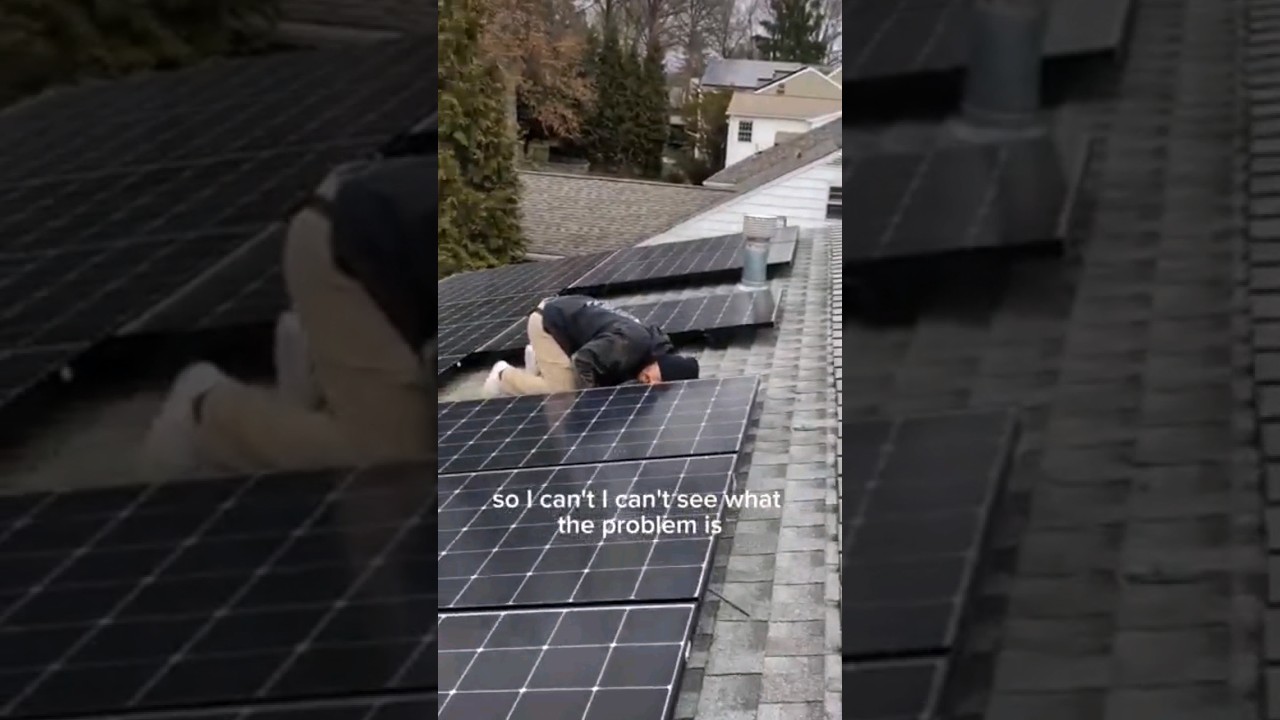 Watch this before installing solar panels on your roof. #roofing #solarpanelsinstallation
