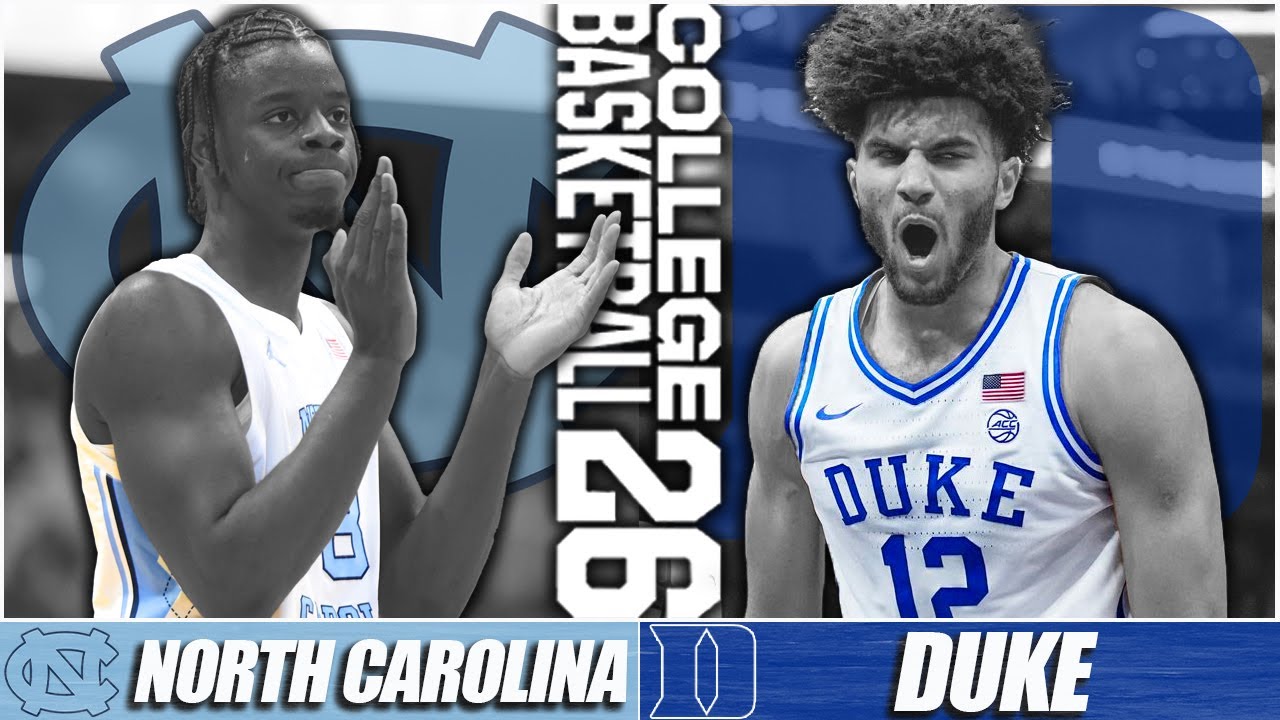 North Carolina vs Duke | PS5 College Basketball 26 | PS5 Gameplay